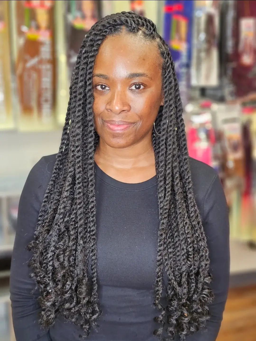 Braids and twists styling