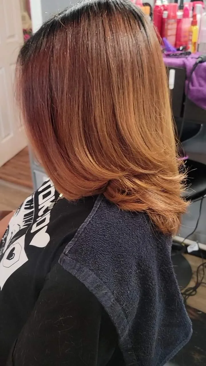 Silk press and natural hair