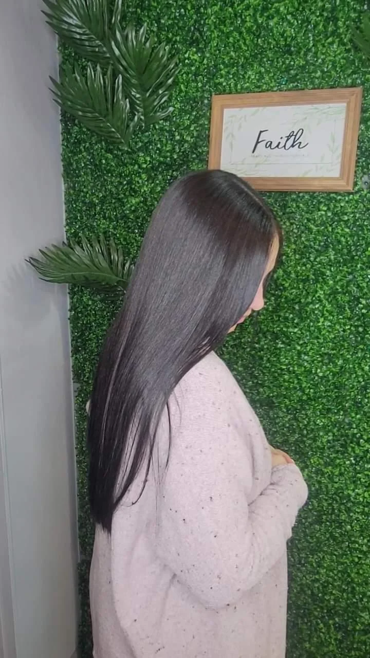 Silk press and natural hair